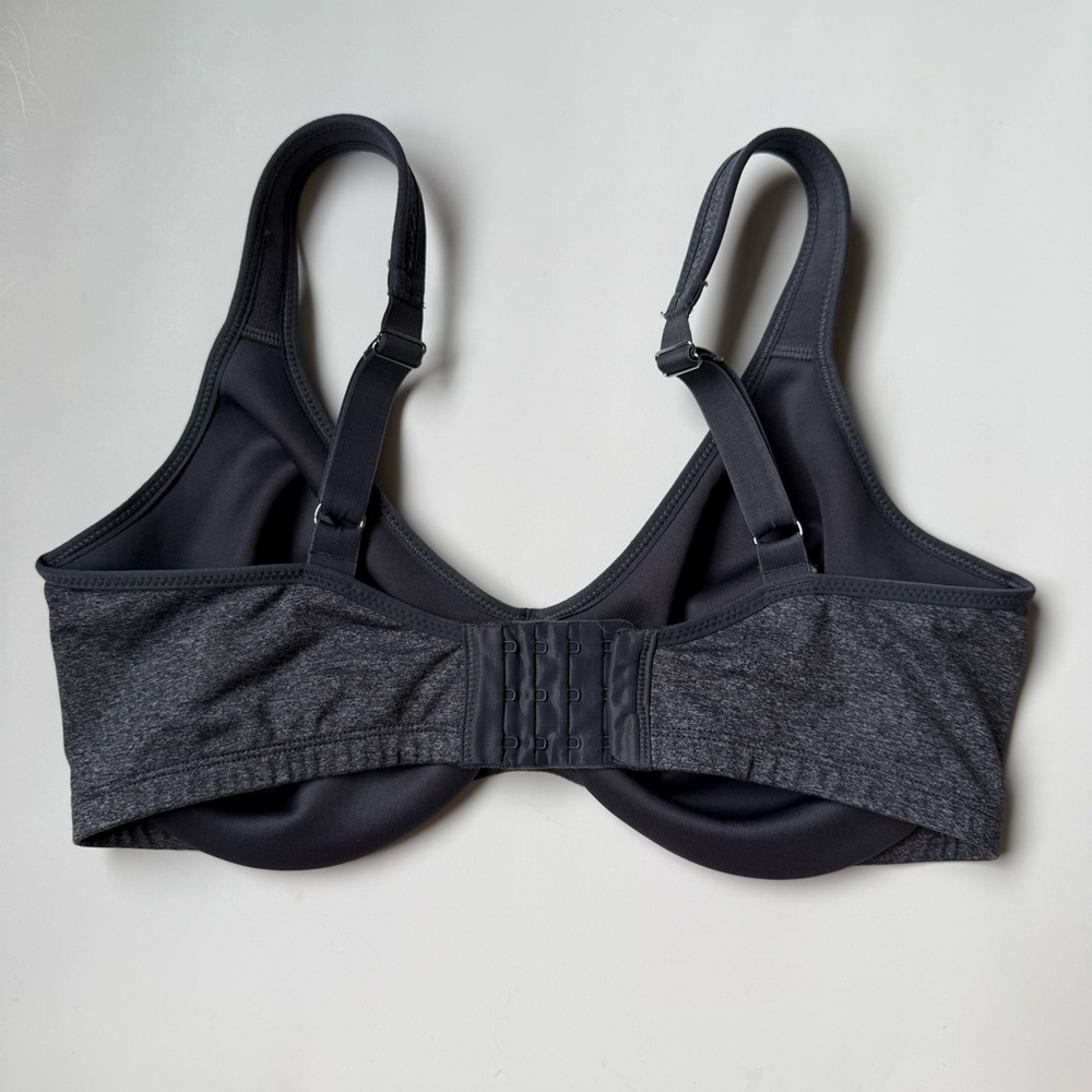 Delimira 34E Full Coverage Minimizer Bra Unlined Support Bra Heather Gray - Picture 3 of 6